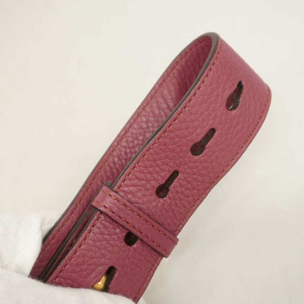 GUCCI Pink Leather GG Marmont Shoulder Bag - Picture 10 of 12
